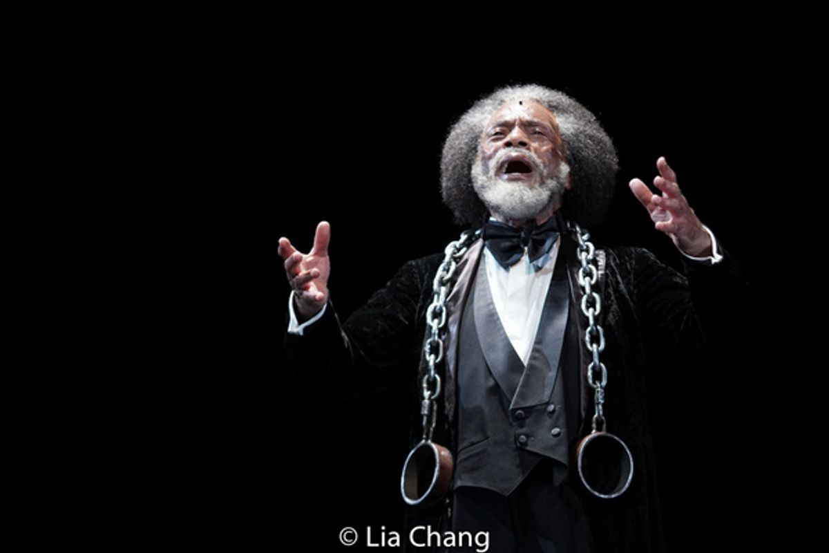 Andre De Shields as Frederick Douglass at 