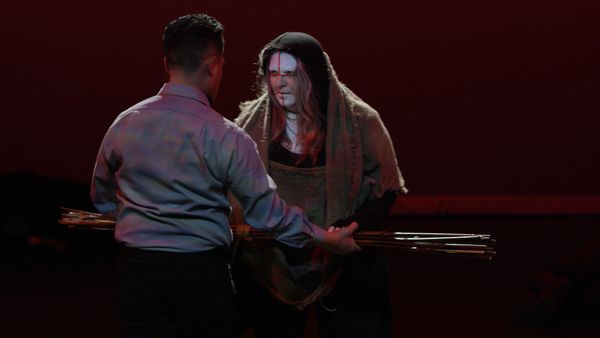 Edwin Castillo (Macbeth), Emel Ertugrul (Witch)
Photo: Jason Kypros Photo