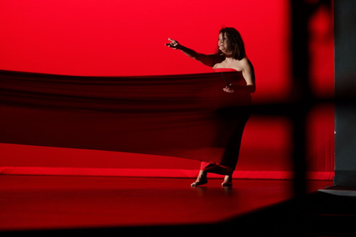 Laura Agudelo (Lady Macbeth)
Photo: Paul Costen at MACBETH adapted by Core Theatre Ensemble