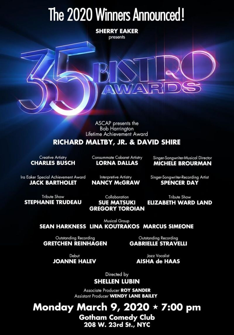 Feature: Remembering The 35th Bistro Awards One Year After The Shutdown Feature: Remembering The 35th Bistro Awards One Year After The Shutdown Image