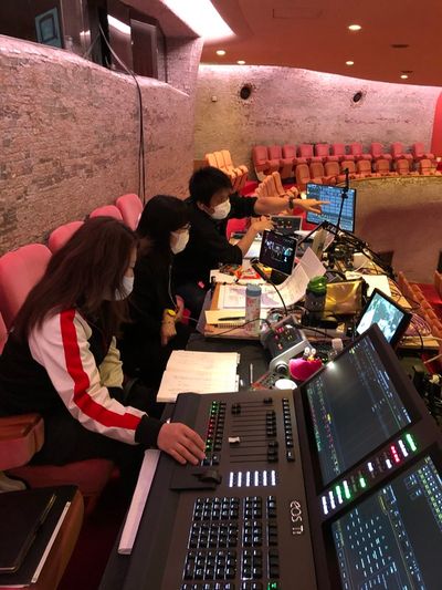 Waitress creative team working in Tokyo Photo