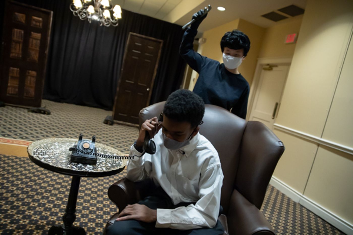 Photo Coverage: First look at Bishop Hartley's CLUE Photo Coverage: First look at Bishop Hartley's CLUE Image