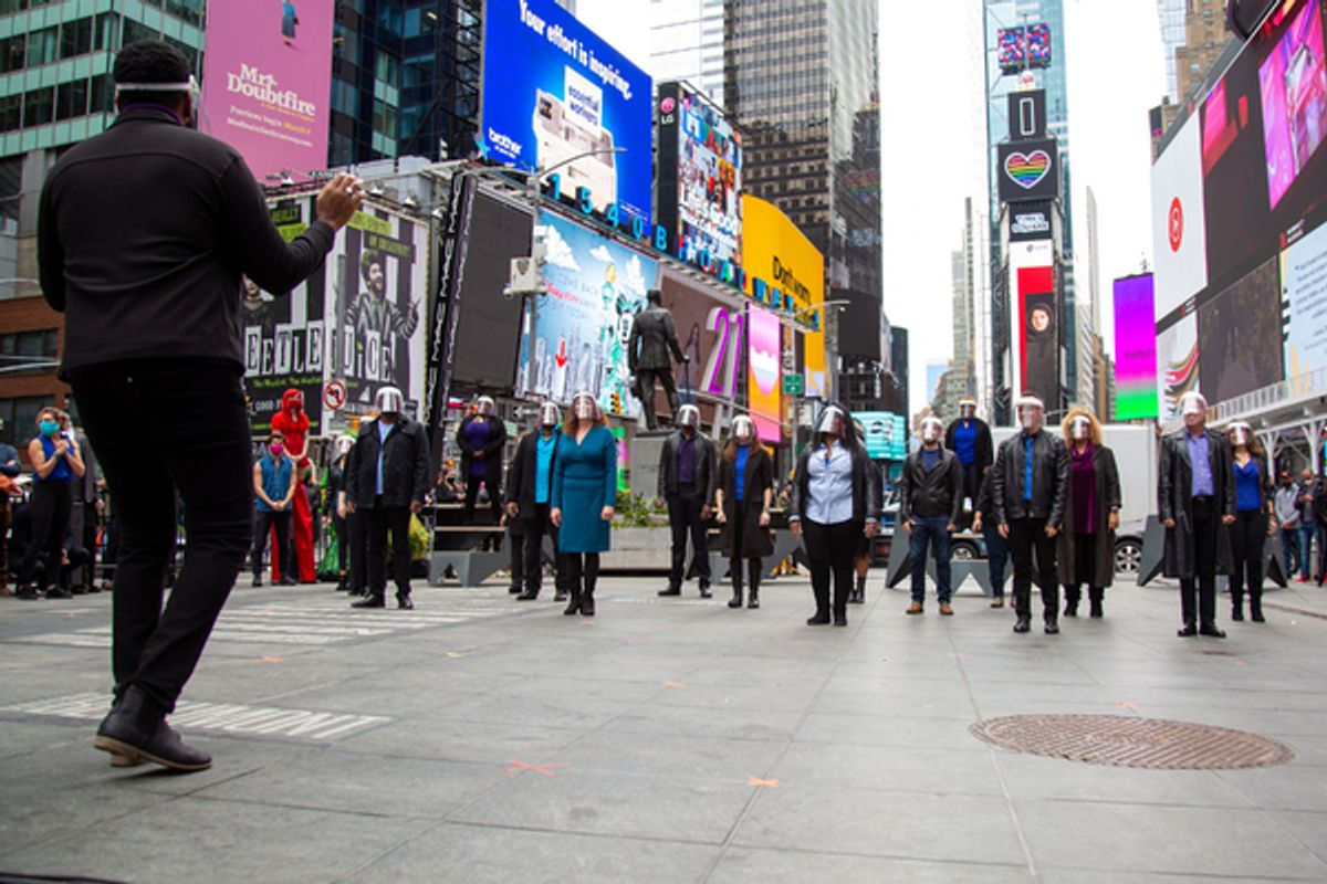 Broadway Inspirational Voices at Go Inside 'We Will Be Back'- A Broadway Celebration in Times Square!