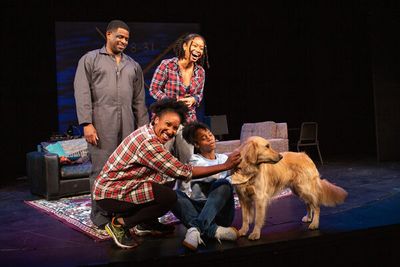 Khary Moye, Anna Marie Sharpe, Safiya Fredericks, Jamella Cross, and Emi the theatre  Photo