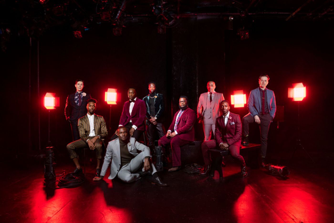 Photo Flash: The Men of TINA- THE TINA TURNER MUSICAL Strike a Pose  Image