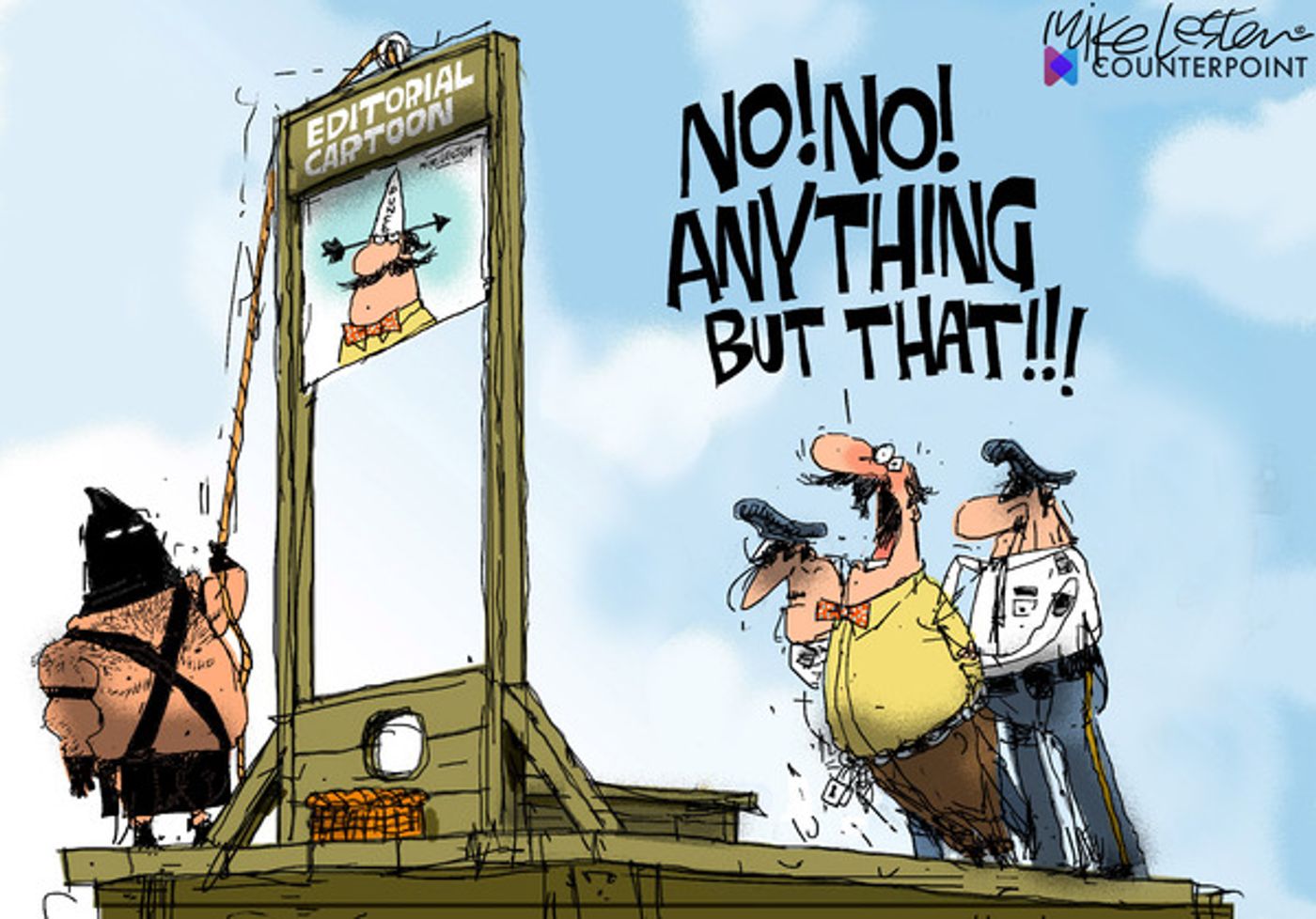 Check Out Political Cartoons From Be An #ArtsHero & Counterpoint's '100 Days of Art & Activism' Partnership  Image