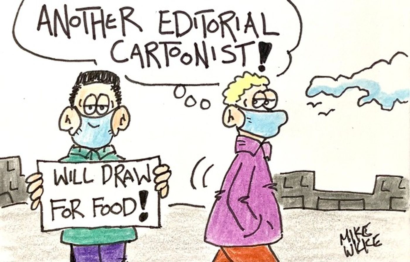 Check Out Political Cartoons From Be An #ArtsHero & Counterpoint's '100 Days of Art & Activism' Partnership  Image