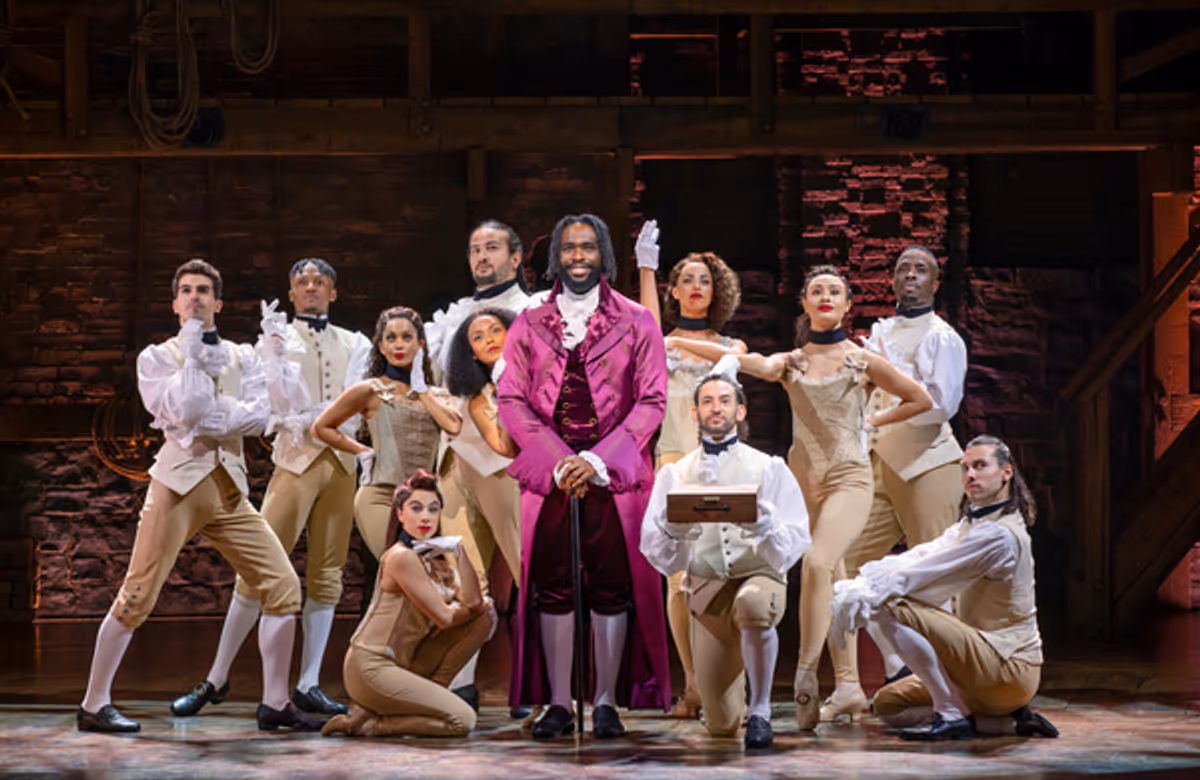 Victory Ndukwe and the HAMILTON Ensemble at First Look at HAMILTON in Australia!