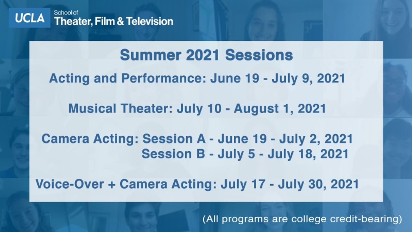 Join the UCLA Department of Theater Summer Institutes!  Image