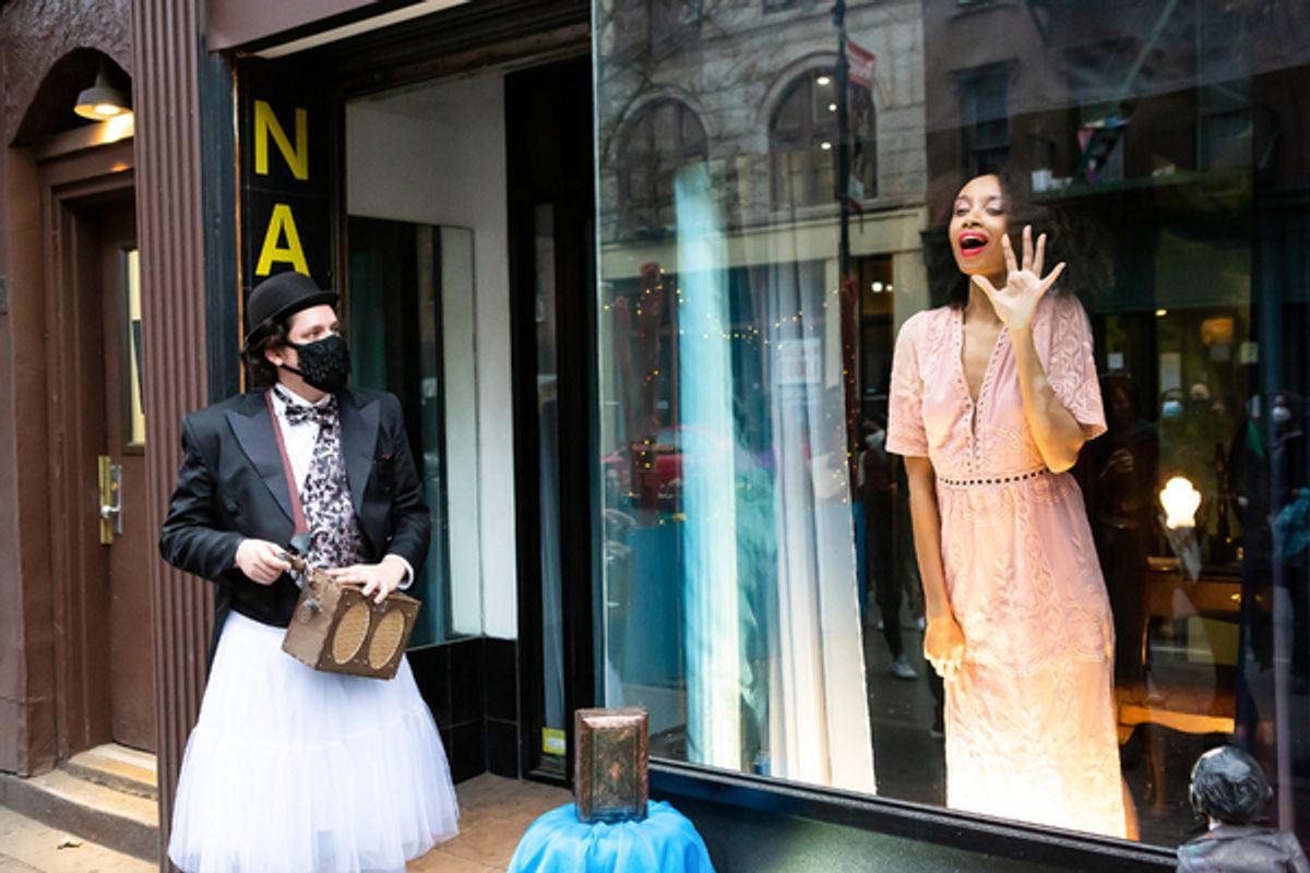 Adam Lawrence and Natasha Frater at Check Out New Production Shots of VOYEUR: THE WINDOWS OF TOULOUSE-LAUTREC