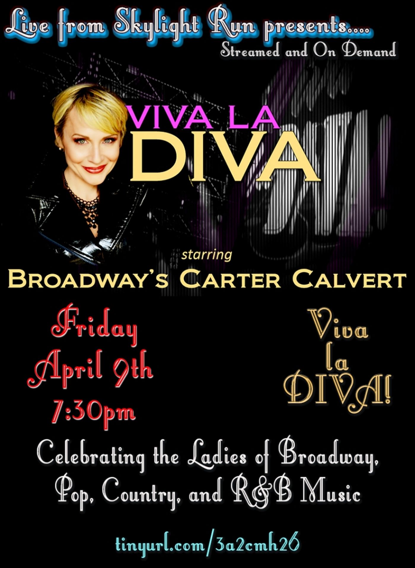 Carter Calvert Returns to LIVE FROM SKYLIGHT RUN April 9th  Image