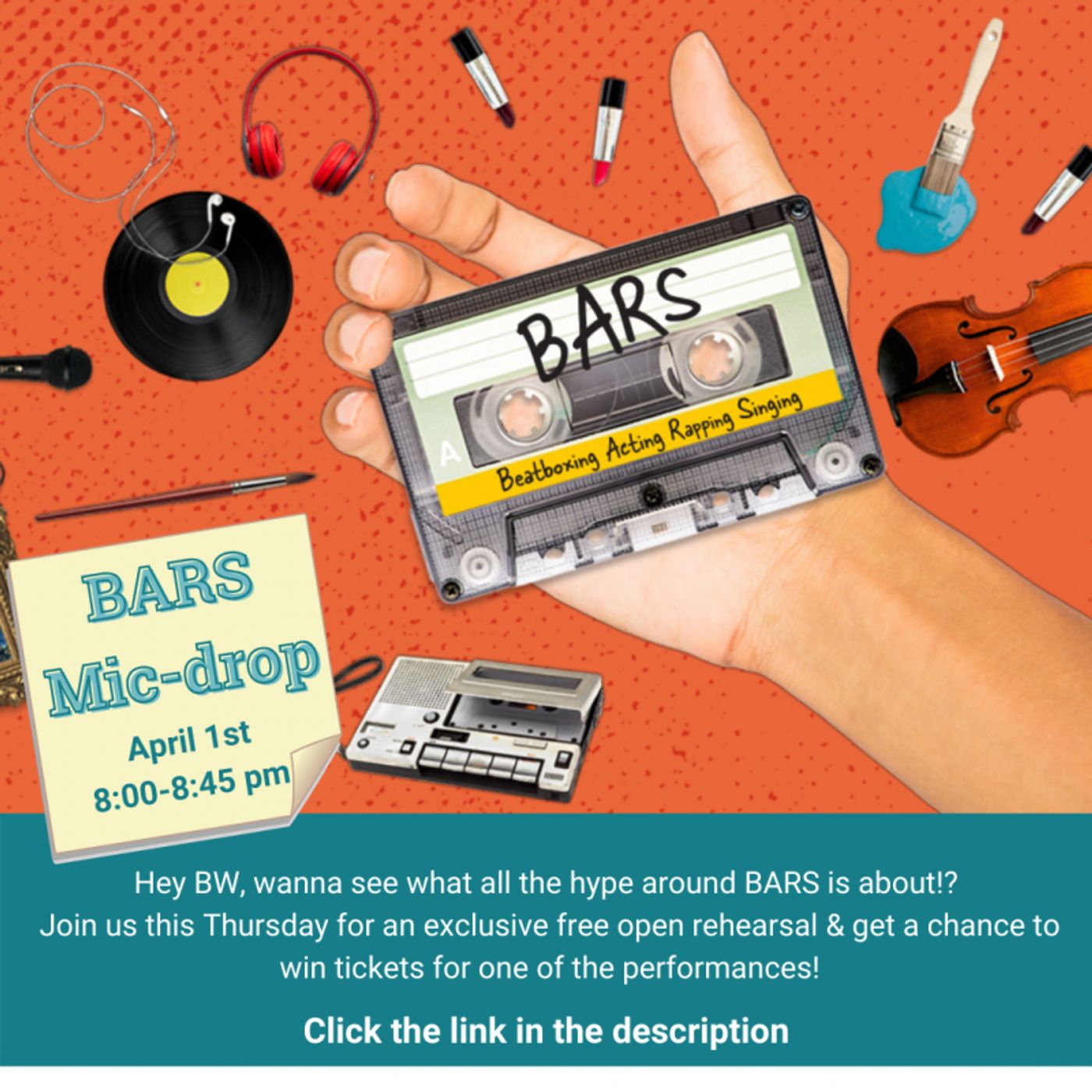 Student Blog: Let's Drop Some BARS – Beatboxing, Acting, Rapping, Singing  Image