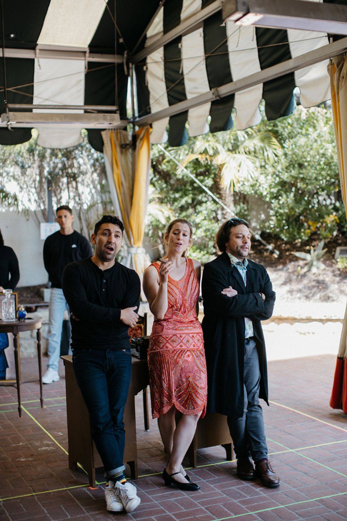 Efra n Sol s, Jana McIntyre,  Matthew Grills at Opera SB Presents DON PASQUALE, A Live Drive-In Opera