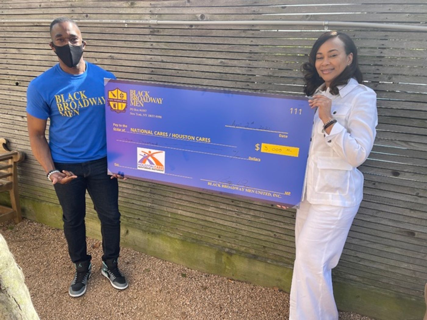 Photo Flash: BLACK BROADWAY MEN Provide Disaster Relief Funds to Those Affected by Texas Snowstorm  Image