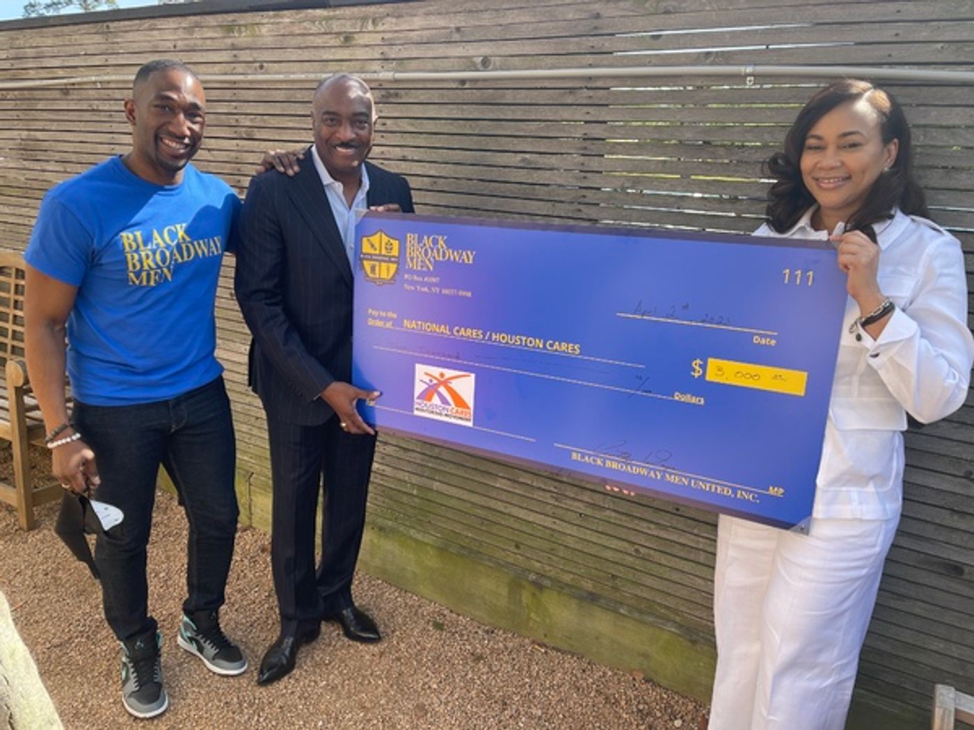 Photo Flash: BLACK BROADWAY MEN Provide Disaster Relief Funds to Those Affected by Texas Snowstorm  Image