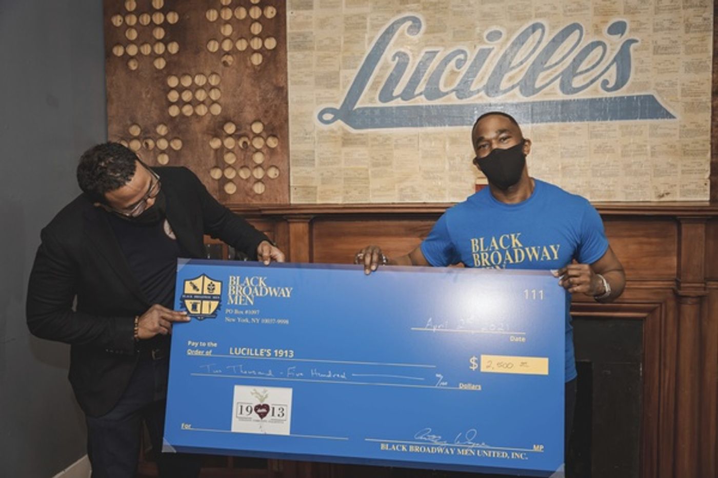 Photo Flash: BLACK BROADWAY MEN Provide Disaster Relief Funds to Those Affected by Texas Snowstorm  Image