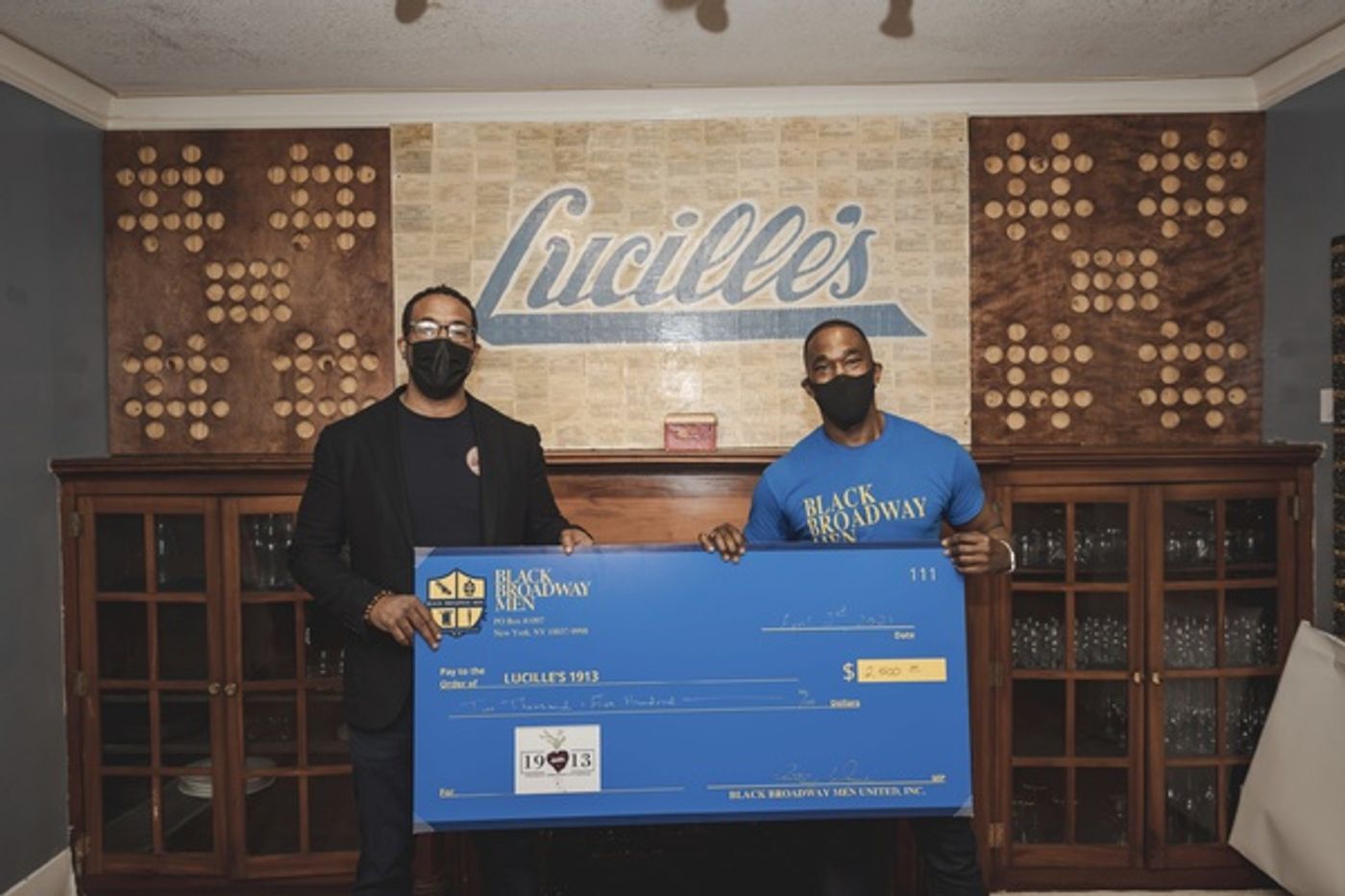 Photo Flash: BLACK BROADWAY MEN Provide Disaster Relief Funds to Those Affected by Texas Snowstorm  Image