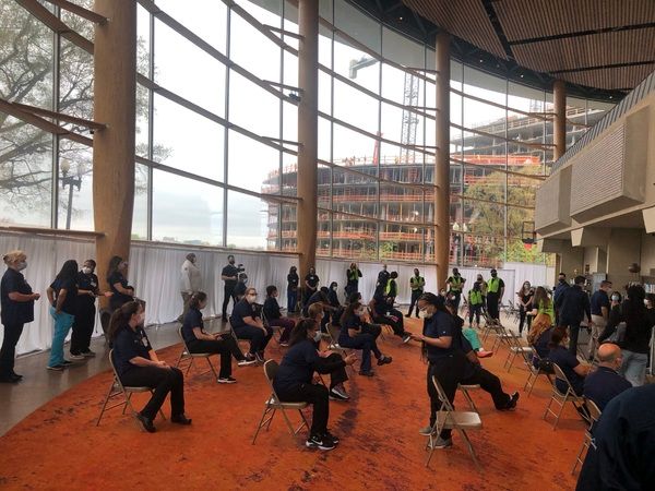 Photo Flash: First Look at Arena Stage High-Capacity Vaccination Site  Image