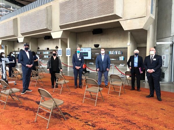 Photo Flash: First Look at Arena Stage High-Capacity Vaccination Site  Image