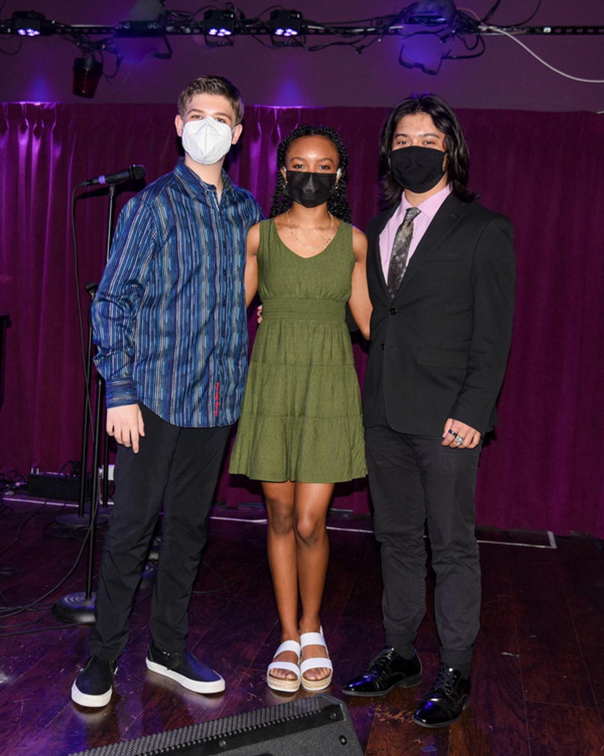 Joshua Turchin, Tyrah Skye Odomos, and Bonale Fambrini at 