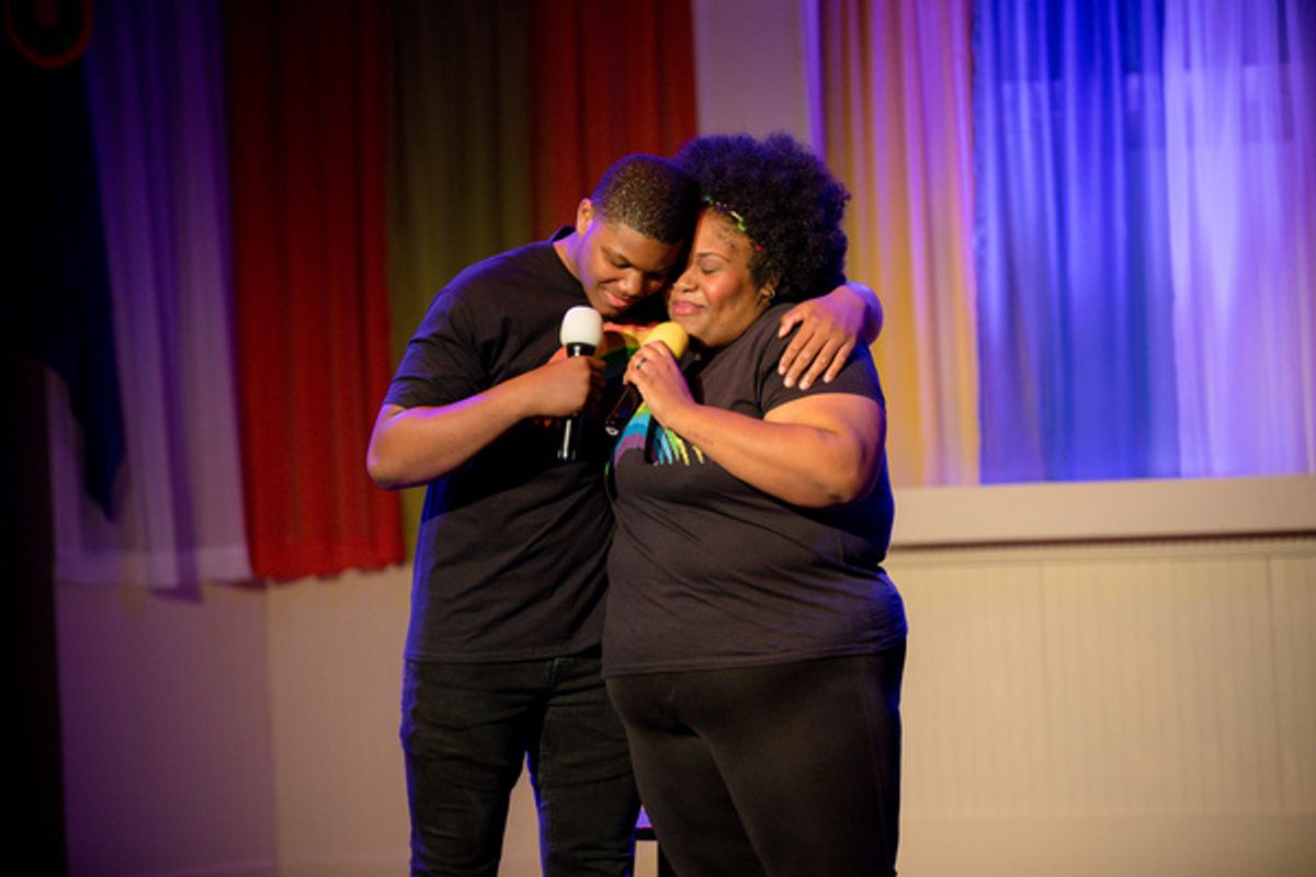 Avir Johnson and Ariel Bracey in SONGS FOR A NEW DAY at Little Theatre of Virginia Beach. Showing in-person following COVID-19 safety measures, now through May 2. Get tickets at ltvb.com.    Photo cre at First Look at SONGS FOR A NEW DAY, A Musical Cabaret At Little Theatre Of Virginia Beach
