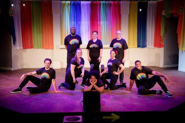 The cast of SONGS FOR A NEW DAY at Little Theatre of Virginia Beach (L-R Row 1: Nick  Photo