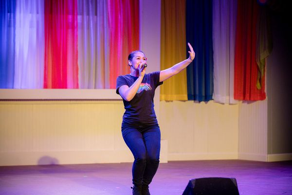 Jessica Martinez sings Wind Beneath My Wings in SONGS FOR A NEW DAY at Little Theatre Photo