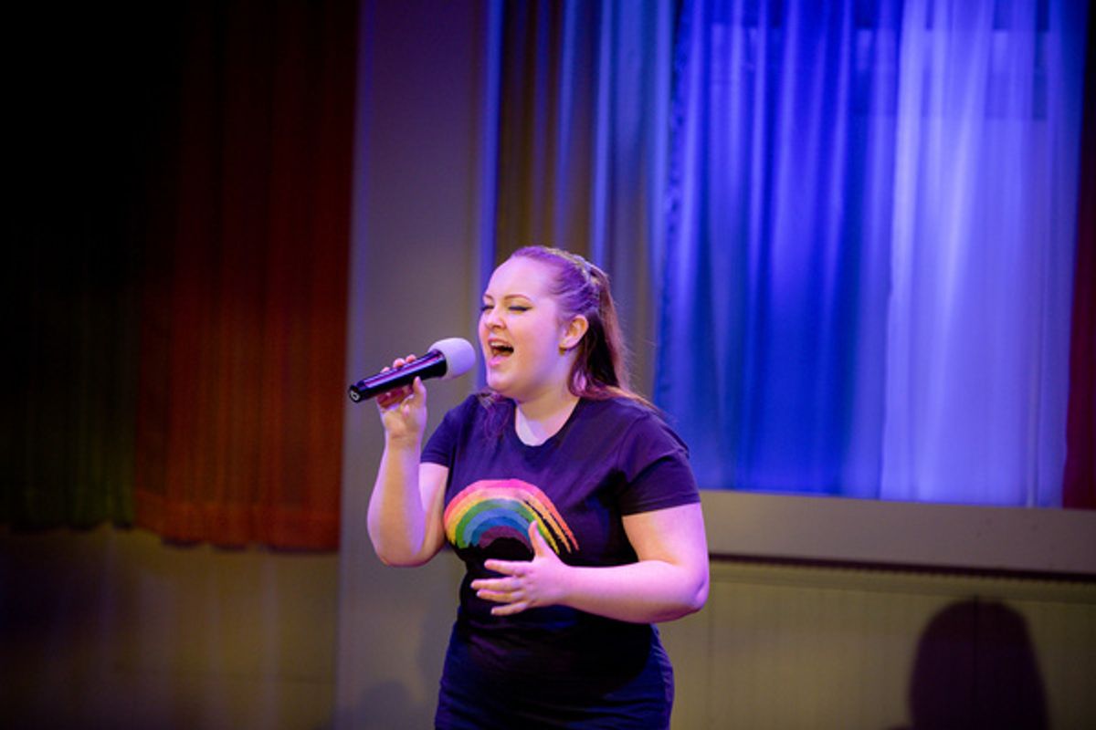 Kyra Hinson sings I Will Survive in SONGS FOR A NEW DAY at Little Theatre of Virginia Beach. Showing in-person following COVID-19 safety measures, now through May 2. Get tickets at ltvb.com.    Photo at First Look at SONGS FOR A NEW DAY, A Musical Cabaret At Little Theatre Of Virginia Beach