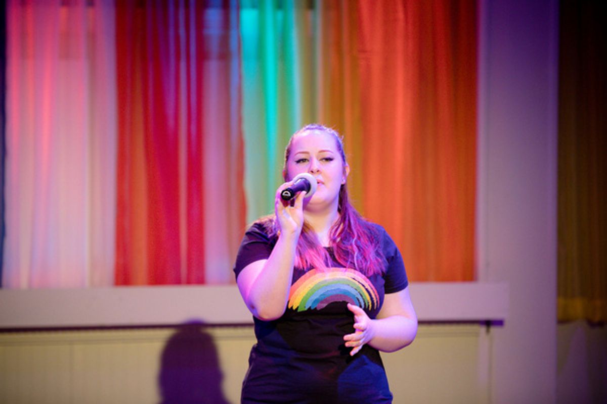 Kyra Hinson sings Tomorrow in SONGS FOR A NEW DAY at Little Theatre of Virginia Beach. Showing in-person following COVID-19 safety measures, now through May 2. Get tickets at ltvb.com.    Photo credit at First Look at SONGS FOR A NEW DAY, A Musical Cabaret At Little Theatre Of Virginia Beach
