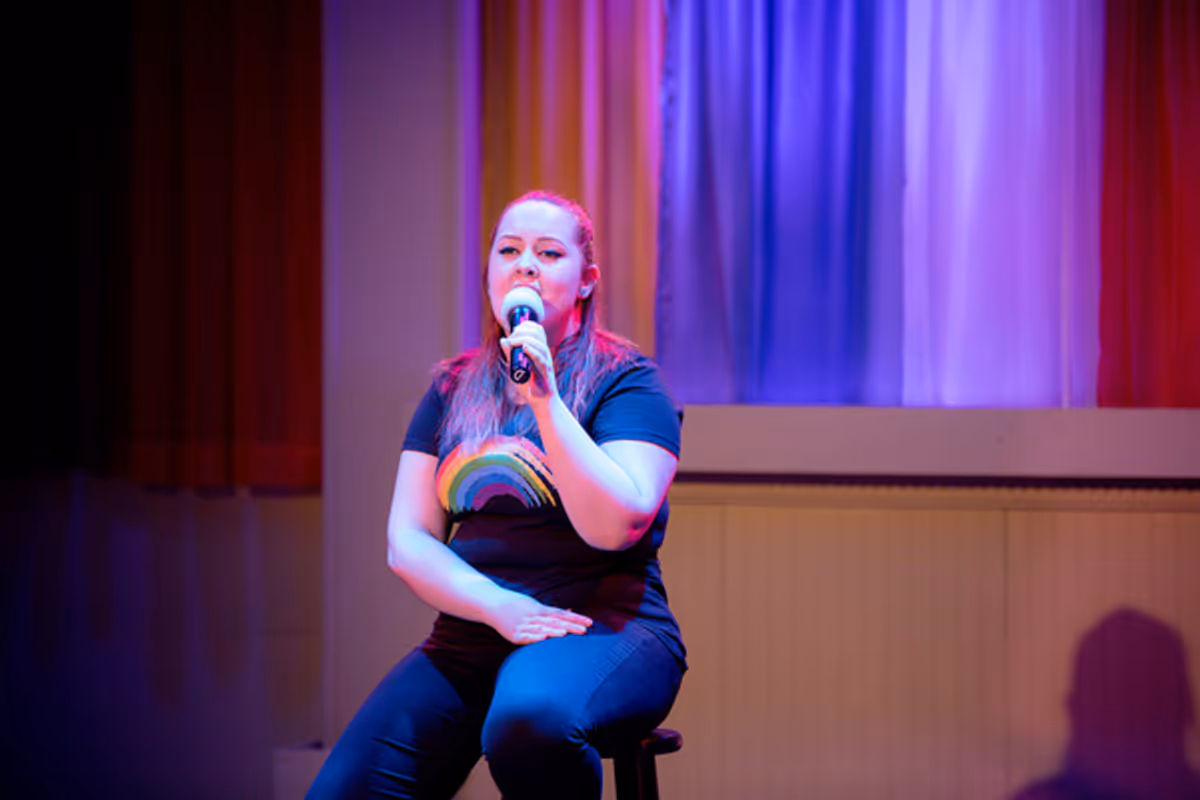 Kyra Hinson sings You''ve Got a Friend in SONGS FOR A NEW DAY at Little Theatre of Virginia Beach. Showing in-person following COVID-19 safety measures, now through May 2. Get tickets at ltvb.com.    P at First Look at SONGS FOR A NEW DAY, A Musical Cabaret At Little Theatre Of Virginia Beach