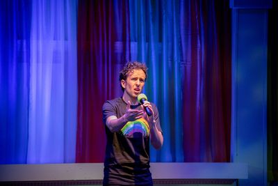 Nick Richardson sings Bring Him Home in SONGS FOR A NEW DAY at Little Theatre of Virg Photo