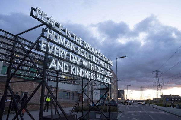 Peace Poem by Robert Montgomery Photo