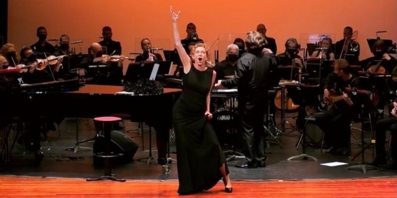 PHOTO FLASH: UNA NIT DE MUSICAL con Àngels Gonyalons y la OSIB en Menorca  Image