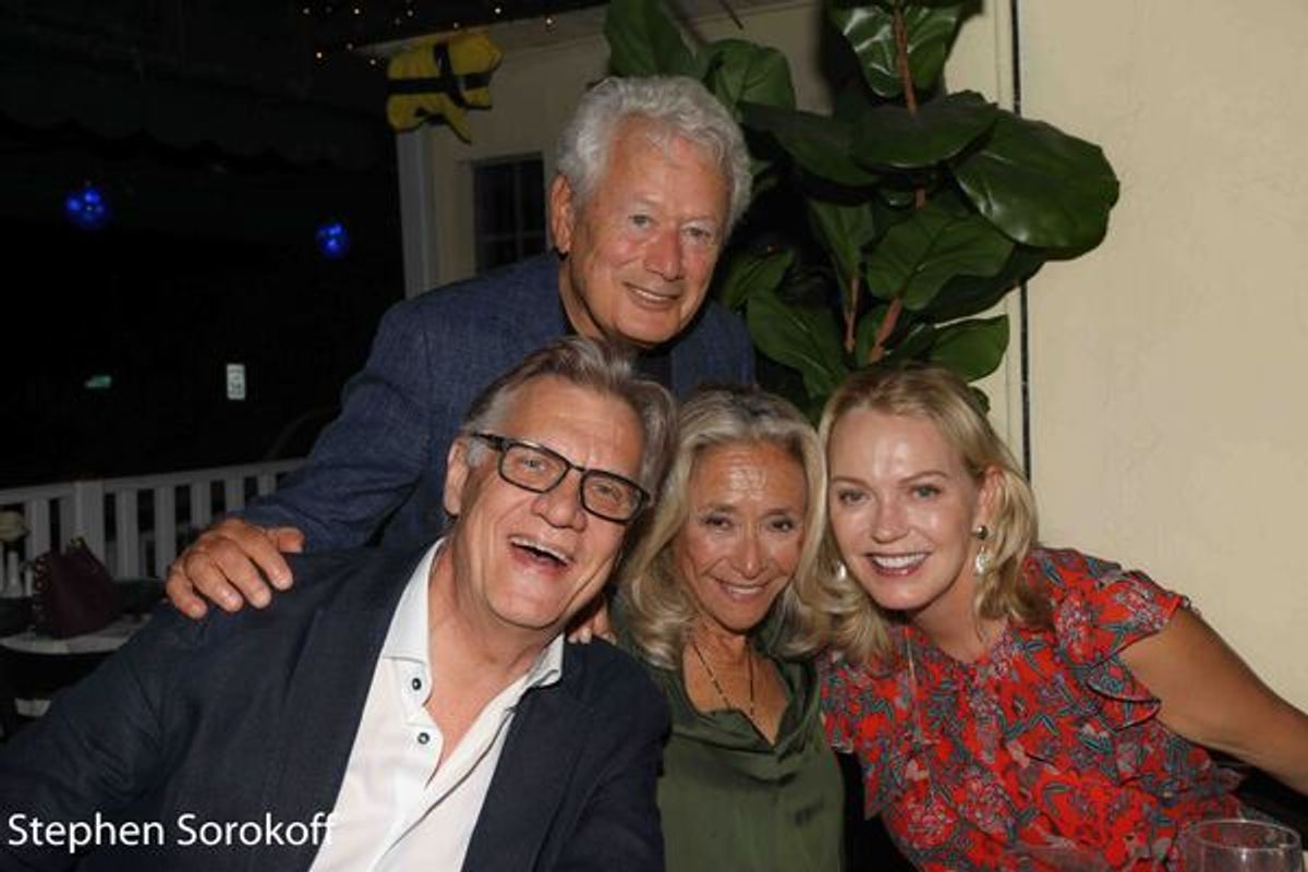 Helmut Koller, Stephen Sorokoff, Eda Sorokoff, Kim Charlton at 