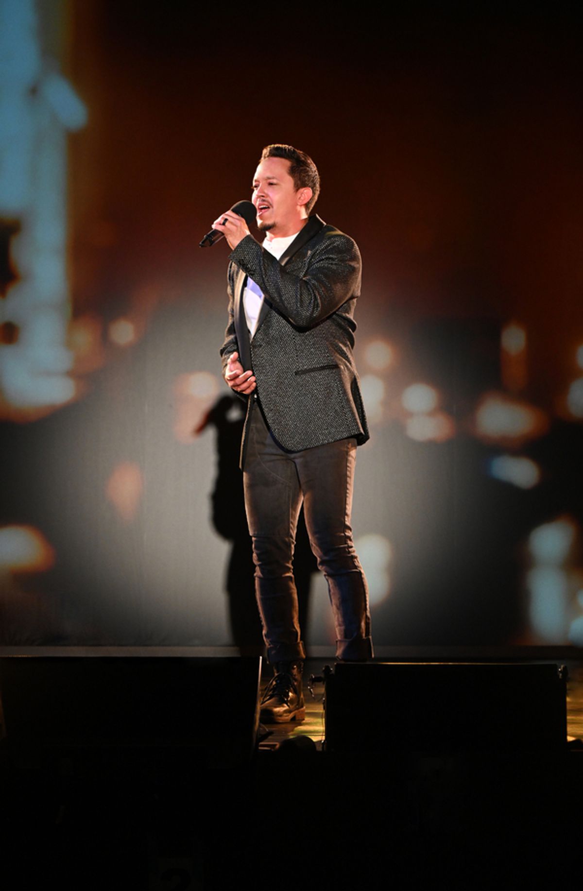 Justin Gregory Lopez in Ana Isabelle & Friends in Concert �" Stand Back, Sarasota! Photo by Cliff Roles.
 at 