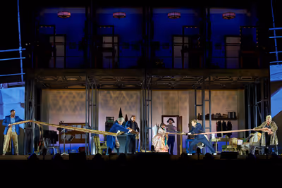 The San Francisco Opera final dress rehearsal of “Barber of Seville” at the Marin Photo
