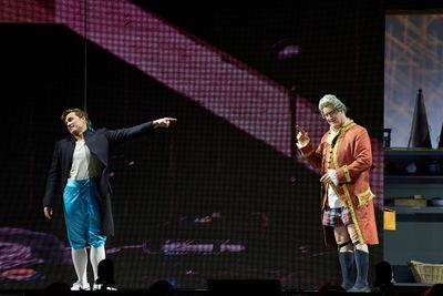 Alek Shrader as Count Almaviva and Philip Skinner Photo