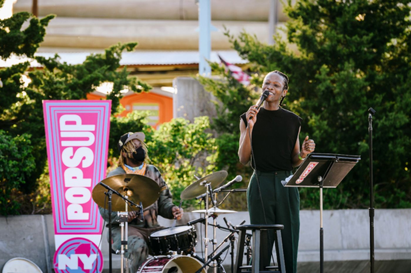 Photo Flash: Laurie Anderson, Chris Thile and More Perform in the 10th Week of NY PopsUp  Image