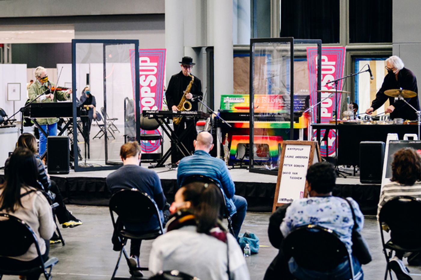 Photo Flash: Laurie Anderson, Chris Thile and More Perform in the 10th Week of NY PopsUp  Image