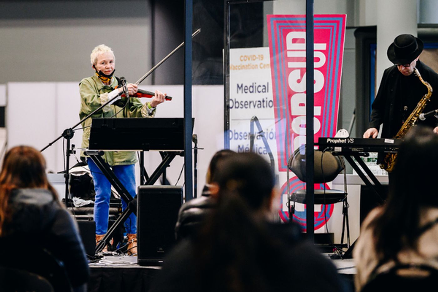 Photo Flash: Laurie Anderson, Chris Thile and More Perform in the 10th Week of NY PopsUp  Image