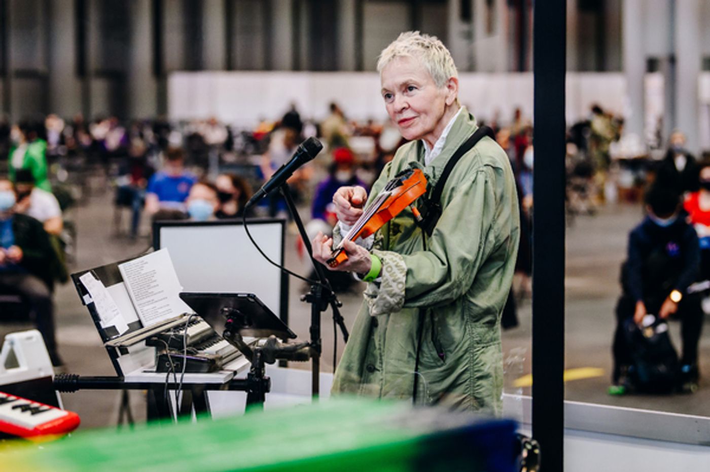 Photo Flash: Laurie Anderson, Chris Thile and More Perform in the 10th Week of NY PopsUp  Image