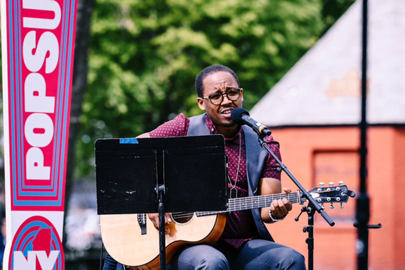 Photo Flash: Laurie Anderson, Chris Thile and More Perform in the 10th Week of NY PopsUp  Image