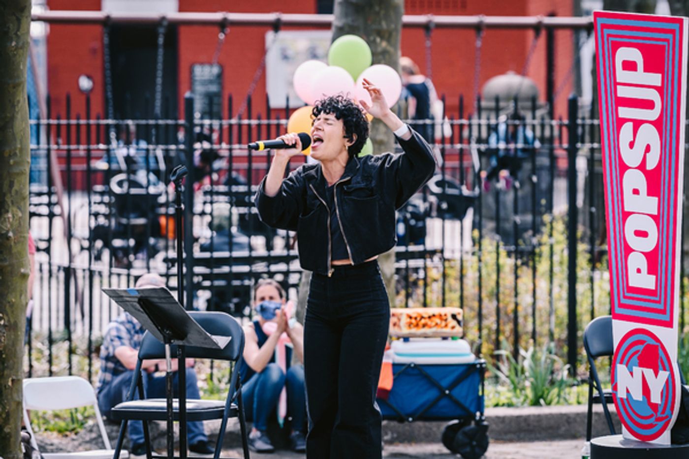 Photo Flash: Laurie Anderson, Chris Thile and More Perform in the 10th Week of NY PopsUp  Image