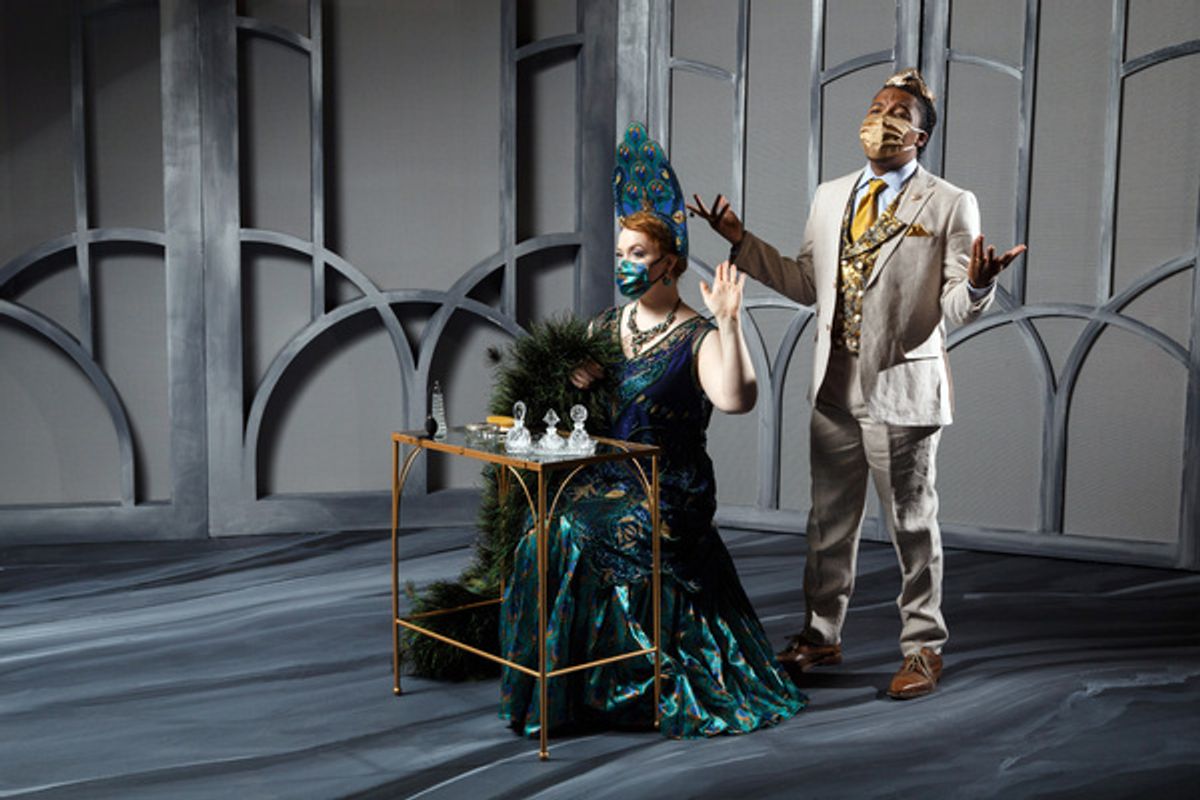 Aaron Crouch, Maire Therese Carmack at First Look at the Cast of SEMELE at Pittsburgh Opera