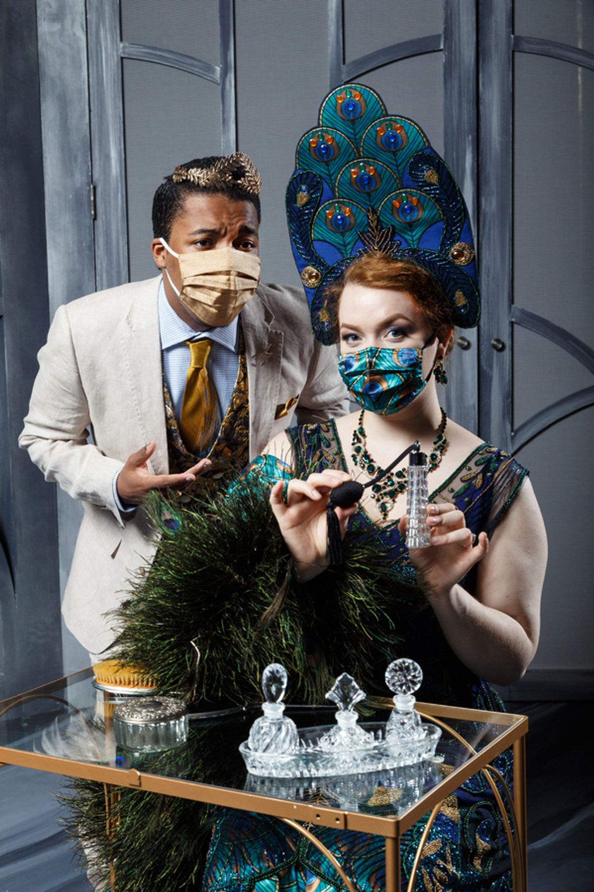 Aaron Crouch, Maire Therese Carmack at First Look at the Cast of SEMELE at Pittsburgh Opera