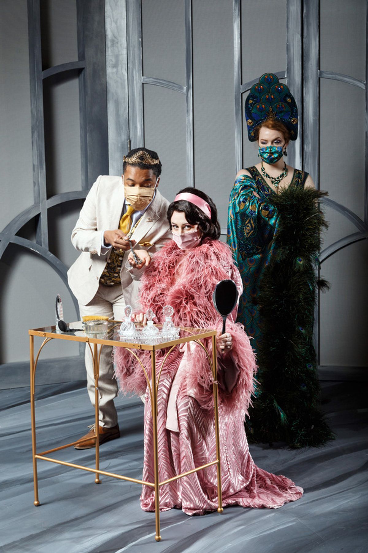 Aaron Crouch, Maire Therese Carmack, Veronique Filloux at First Look at the Cast of SEMELE at Pittsburgh Opera