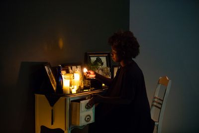 Becci Davis in WHOSE NAME WAS WRIT IN WATER at The Wilbury Theatre Group; photo by Er Photo