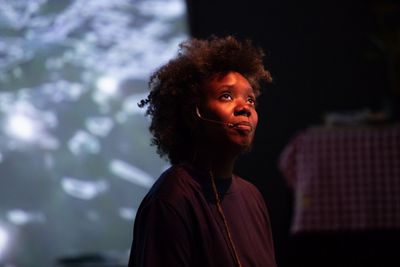 Becci Davis in WHOSE NAME WAS WRIT IN WATER at The Wilbury Theatre Group; photo by Er Photo