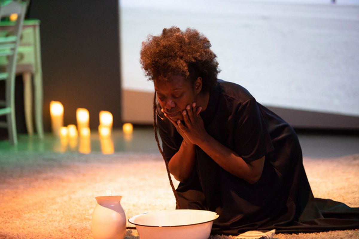 Becci Davis in WHOSE NAME WAS WRIT IN WATER at The Wilbury Theatre Group; photo by Erin X. Smithers. at First Look At WHOSE NAME WAS WRIT IN WATER