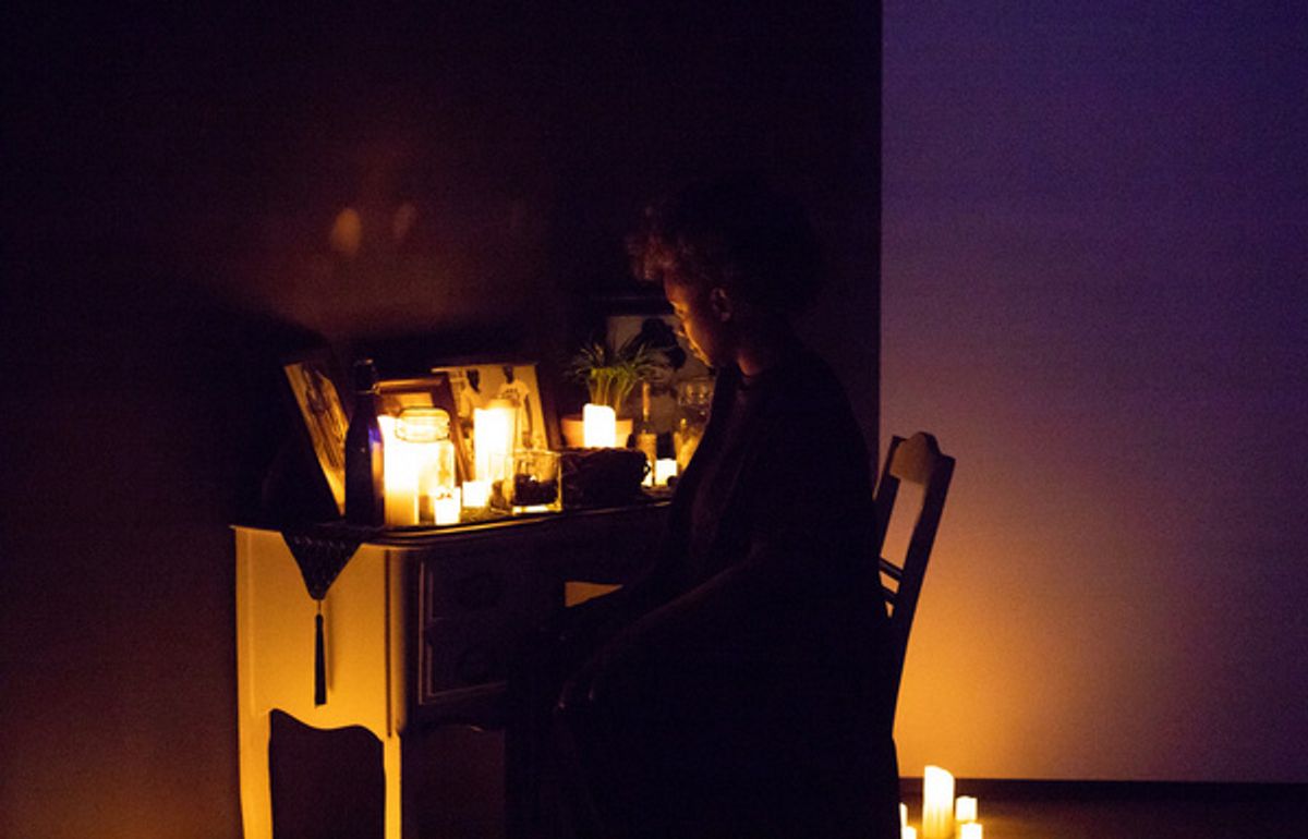 Becci Davis in WHOSE NAME WAS WRIT IN WATER at The Wilbury Theatre Group; photo by Erin X. Smithers. at First Look At WHOSE NAME WAS WRIT IN WATER